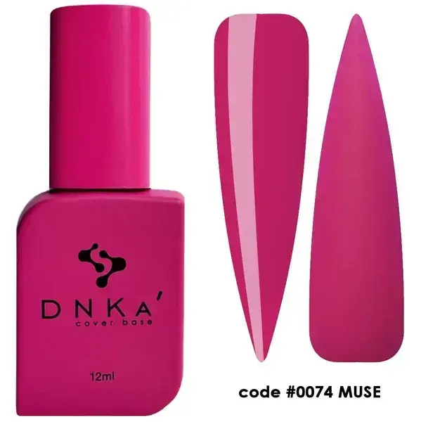 Rubber Base French DNKa #0074 Muse 12 ml — Cobertura French