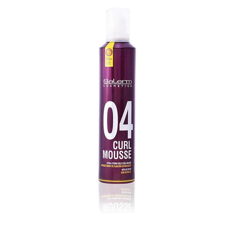 Salerm Proline Curl Mousse Espuma de fijación Extra fuerte 297g