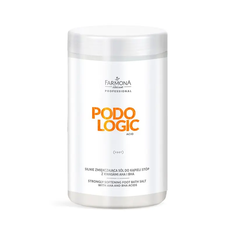 Sales de baño para pies suavizante con ácidos 1500g Farmona Podologic Acid