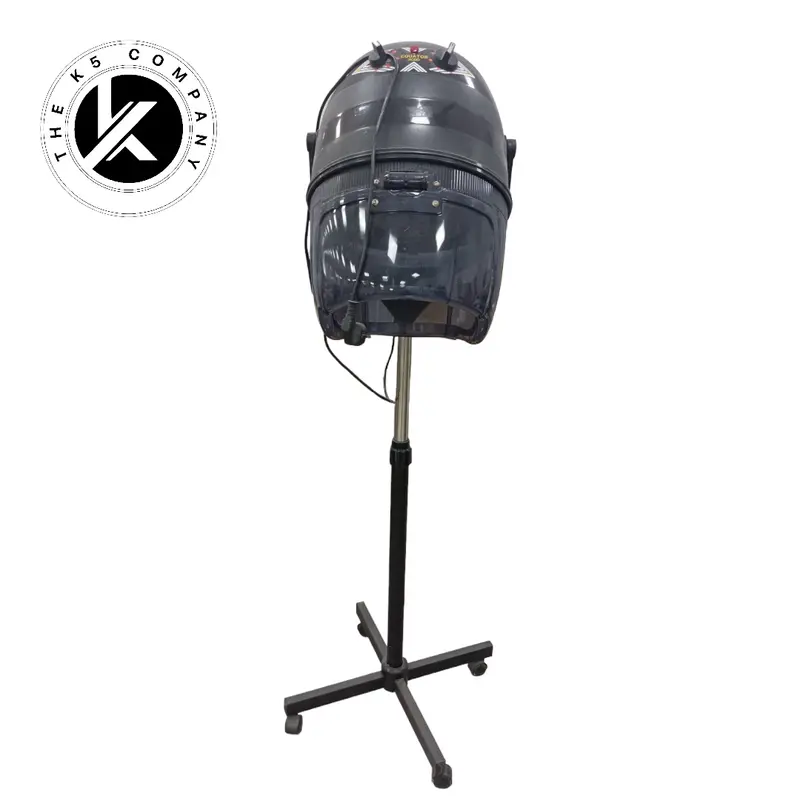 Secador Casco con Pie Black