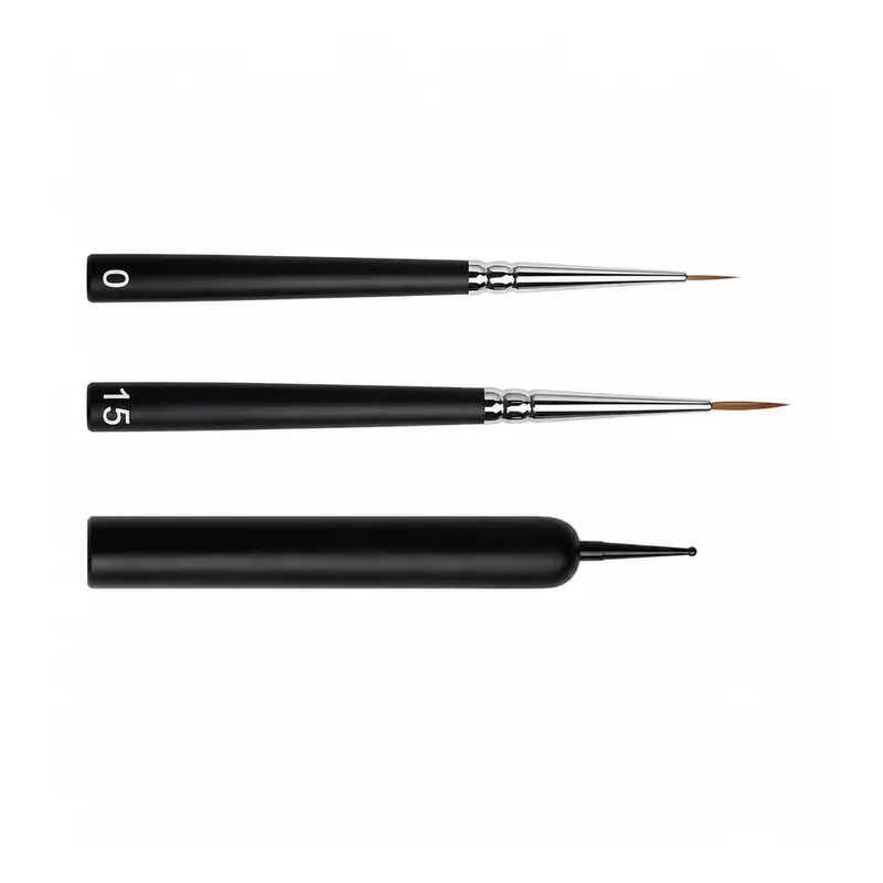 Set de Pinceles Roubloff JB Nº6 Julia Bilej | Líneas Finas y Nail Art Profesional