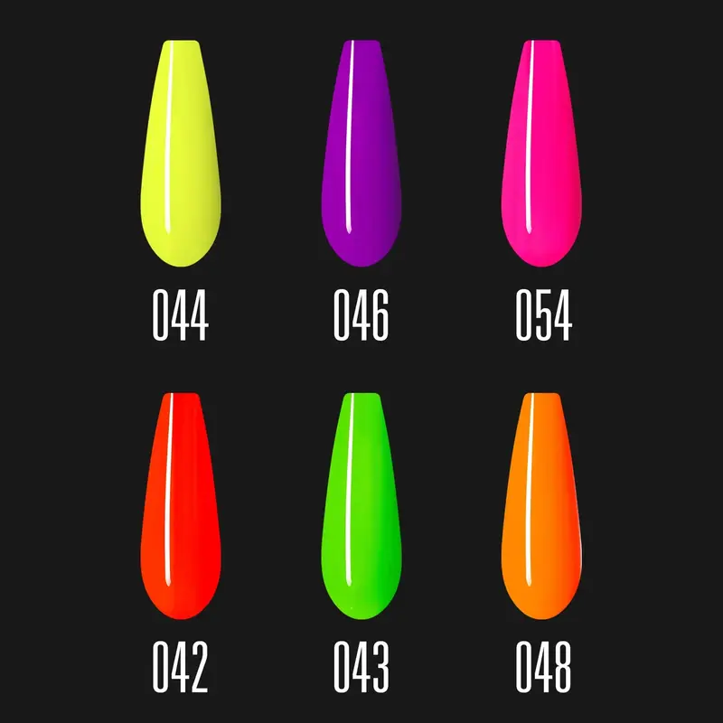 Set Esmaltes Semipermanentes IMEN Neón – 6 Colores