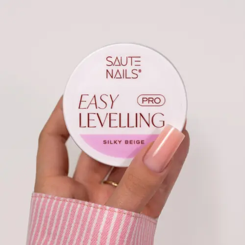 Silky Beige Easy Levelling PRO Saute Nails 30g.