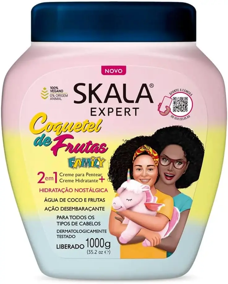 Skala - Crema para el pelo Coctell de Frutas 2 en 1 - 1000 g