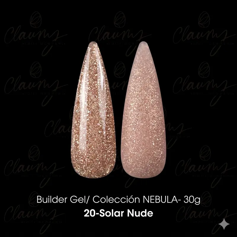 Solar Nude Nebula Claumy – Builder Gel 30g