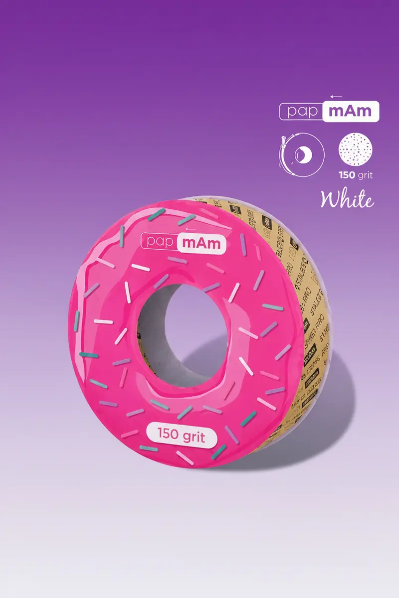 STALEKS EXPERT Cinta abrasiva 150 desechable Donut papmAm