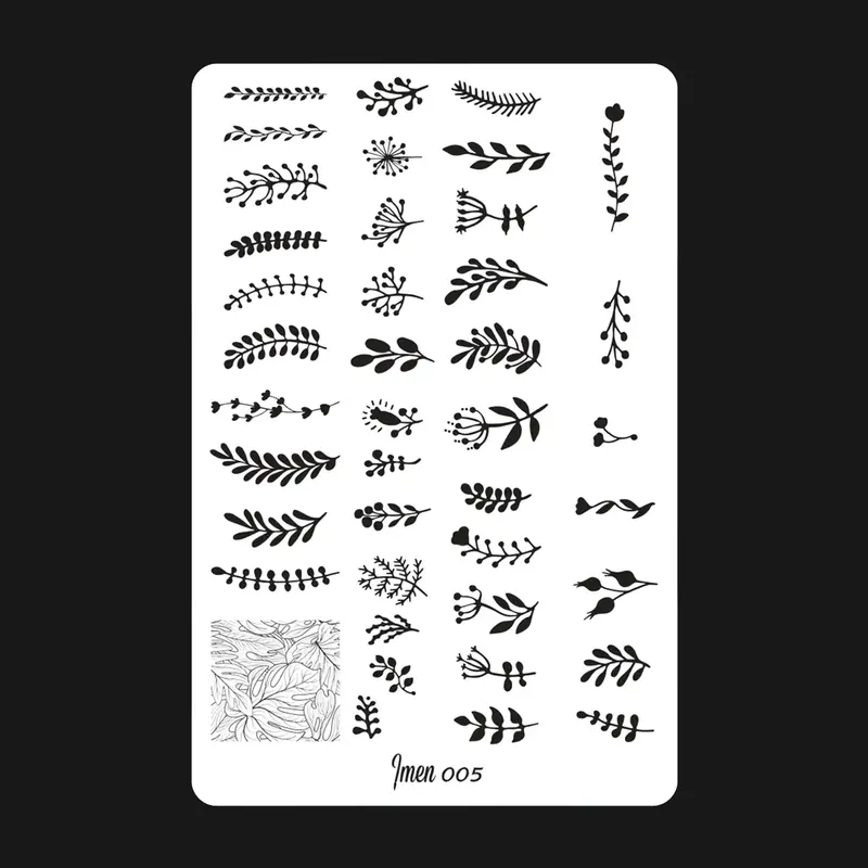 Stamping plate 005