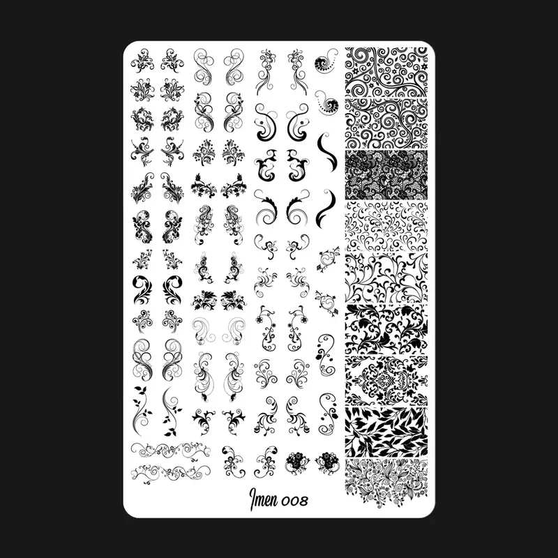 Stamping plate 008