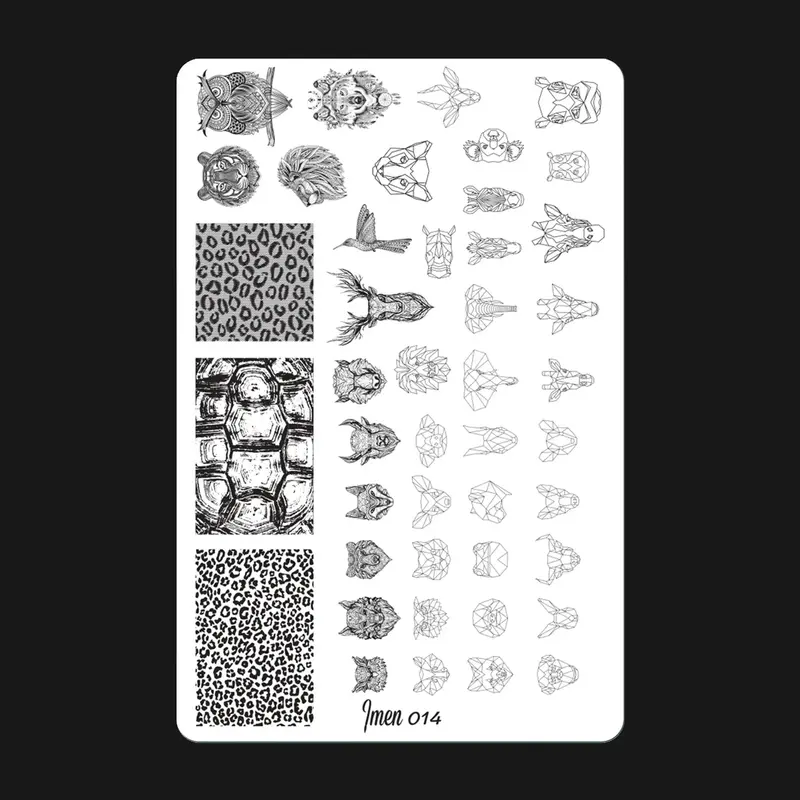 Stamping plate 014