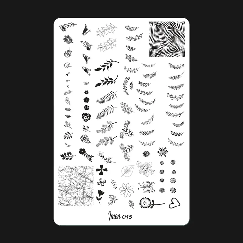 Stamping plate 015