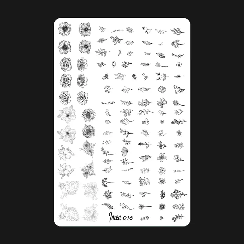 Stamping plate 016