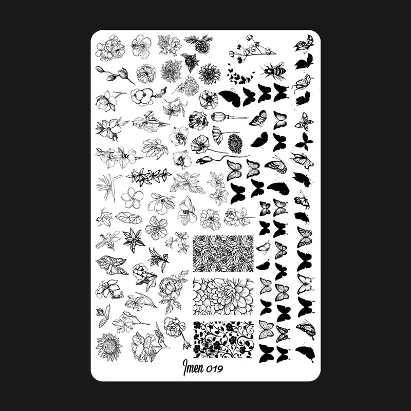 Stamping plate 019