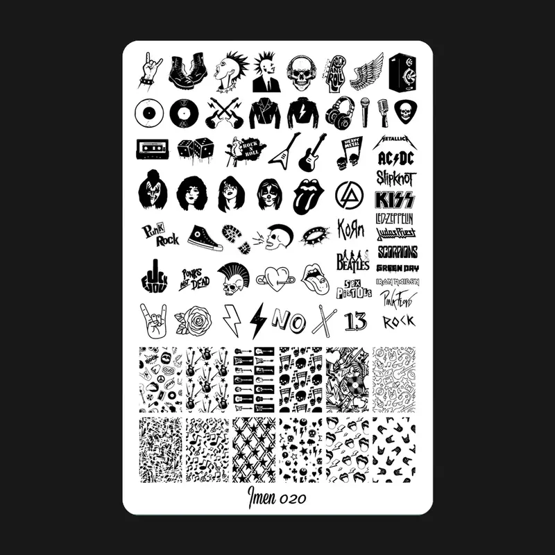 Stamping plate 020