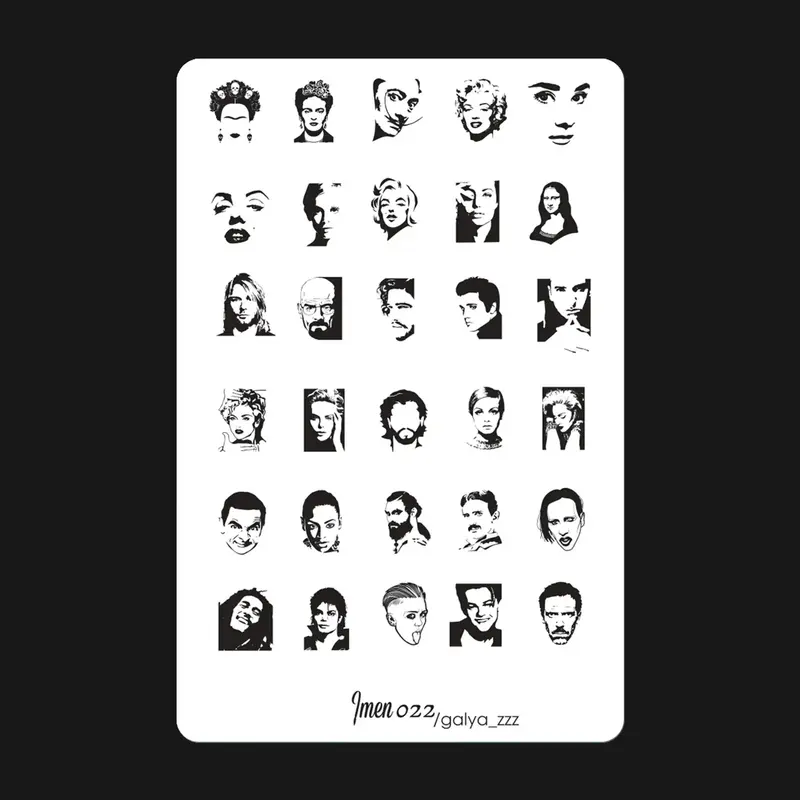 Stamping plate 022