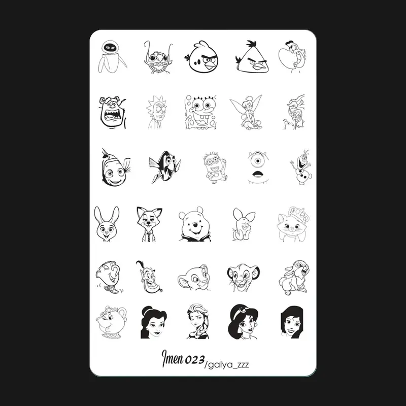 Stamping plate 023