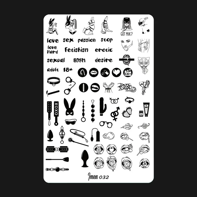Stamping plate 032