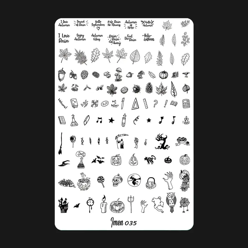 Stamping plate 035