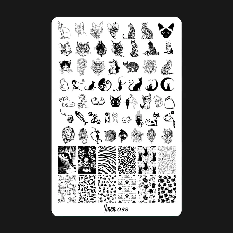 Stamping plate 038