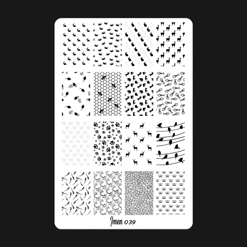 Stamping plate 039