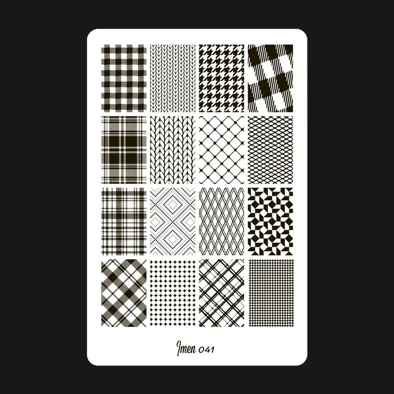 Stamping plate 041