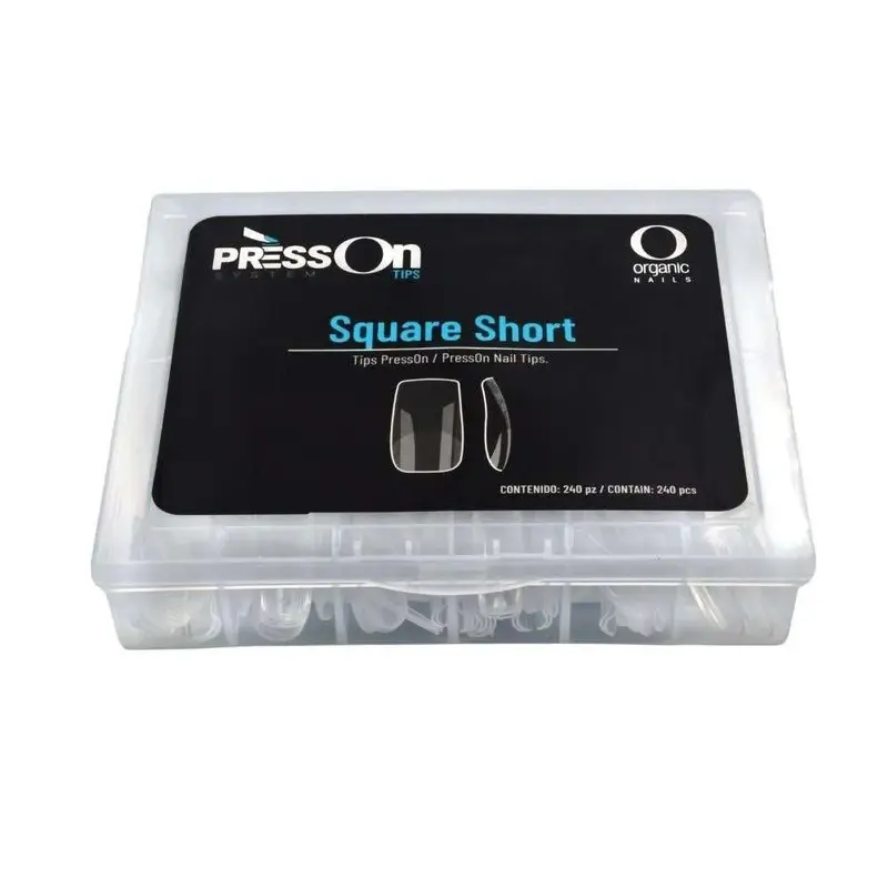 Tip Press ON Square Short Caja 240 surtido