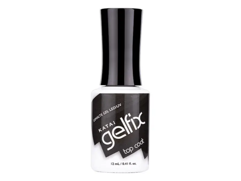 Top Coat Brillante y Transparente de Katai Gelfix para Esmaltes Semipermanentes
