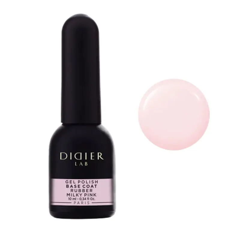 Top Coat No Wipe Milky Pink  Didier Lab 10ml.