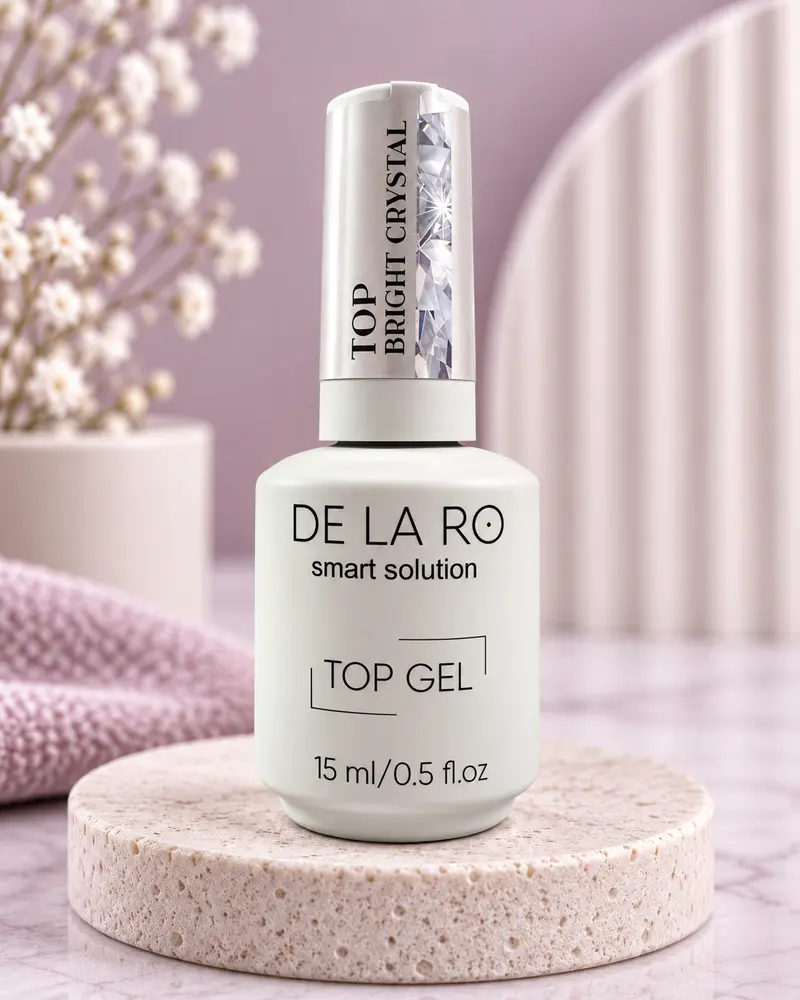 TOP RUBBER BRIGHT CRYSTAL DE LA RO( Sin UV filtro)