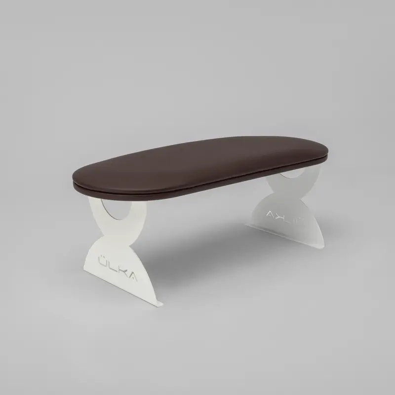 ULKA Armrest No. 10 in Dark Chocolate Color