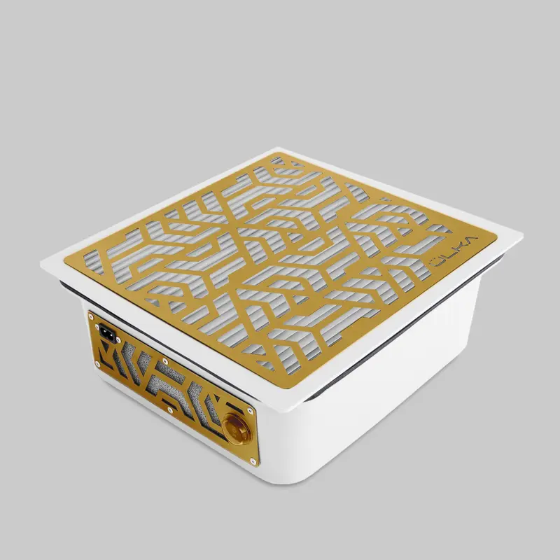 ULKA BUILD-IN PREMIUM Built-in Dust Collector, White with Gold Grate