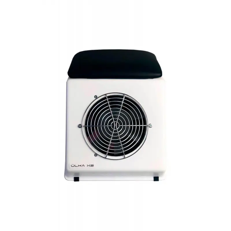 ULKA SOFT Manicure Dust Collector, White with a Black Pad
