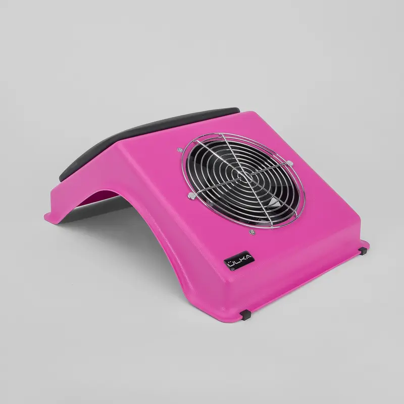 ULKA SOFT Pink Manicure Dust Collector with Black Cushion
