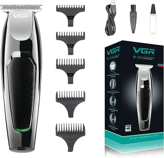 VGR Máquina Cortapelos Inalámbrica Silenciosa Profesional