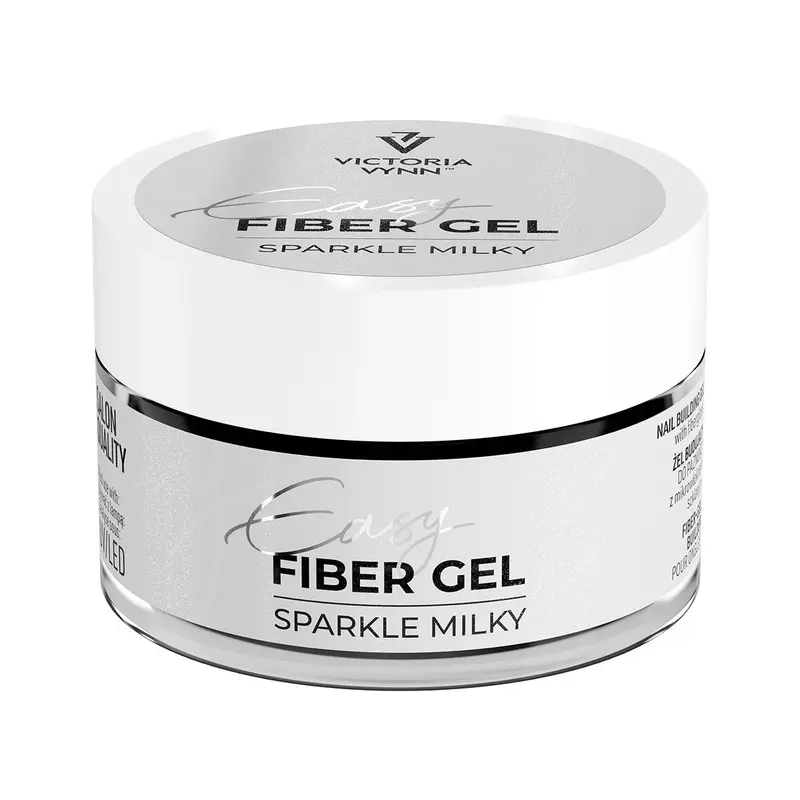 Victoria Vynn Easy Fiber Gel with Fiberglass, Sparkle Milky 50 ml