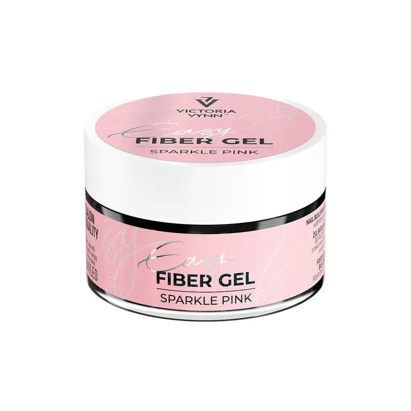 Victoria Vynn Easy Fiber Gel with Fiberglass, Sparkle Pink 15 ml