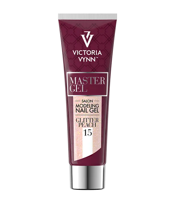 Victoria Vynn Master Gel Modeling Nail Gel GLITTER PEACH 60g