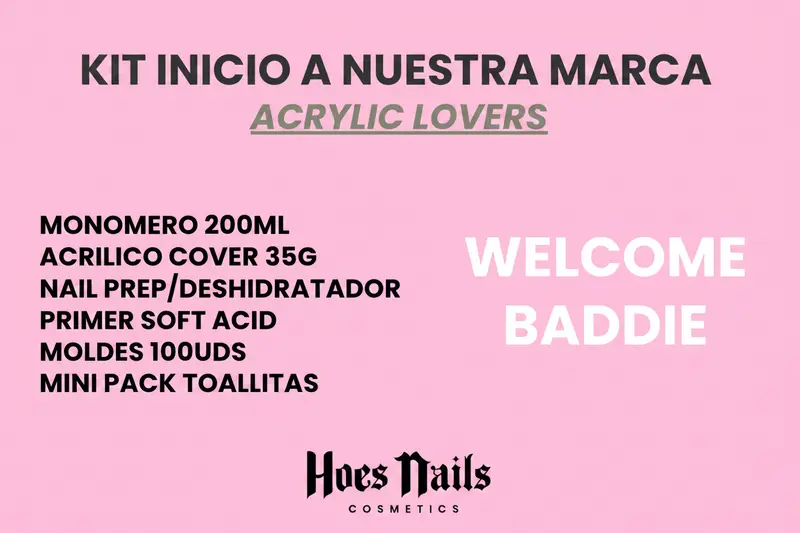 WELCOME BADDIE ACRYLIC - PÁSATE A NUESTRA MARCA