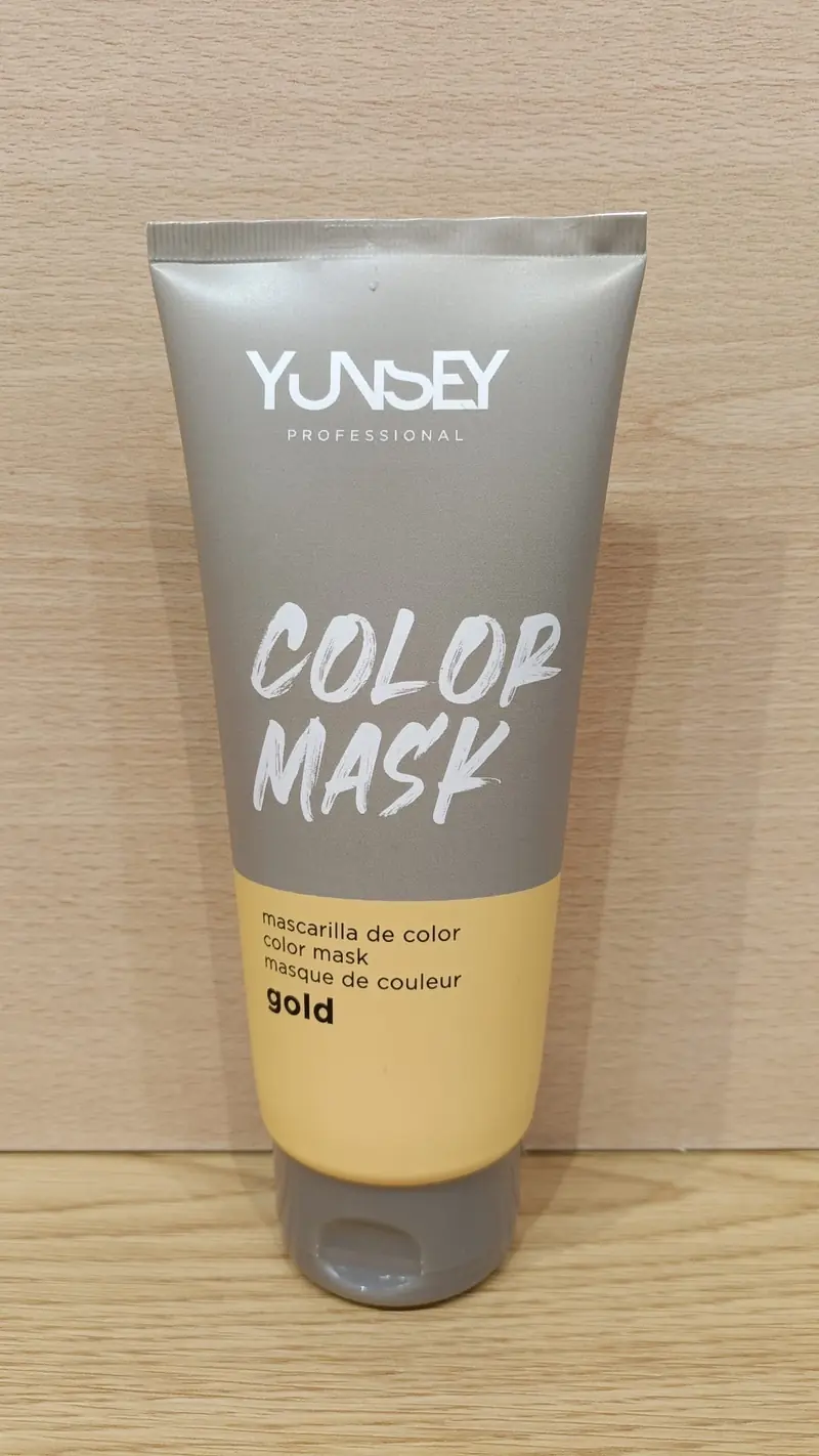 Yunsey Mascarilla de Color Dorado 200 ml