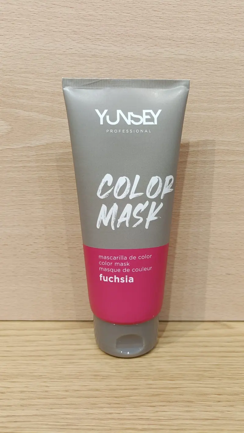 Yunsey Mascarilla de Color Fucsia 200 ml