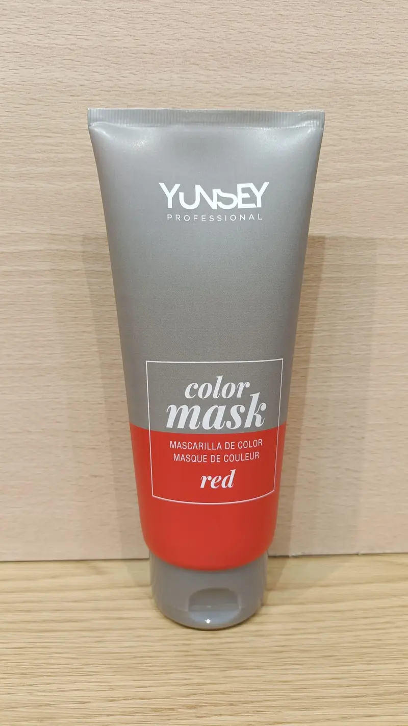 Yunsey Mascarilla de Color Rojo 200 ml