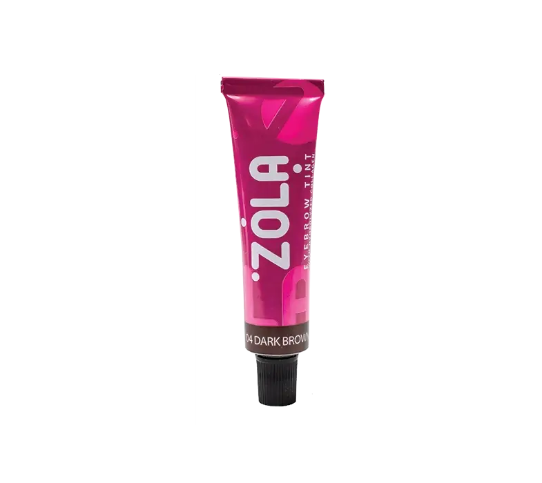 ZOLA Eyebrow Tint with Collagen, DARK BROWN, 15 ml