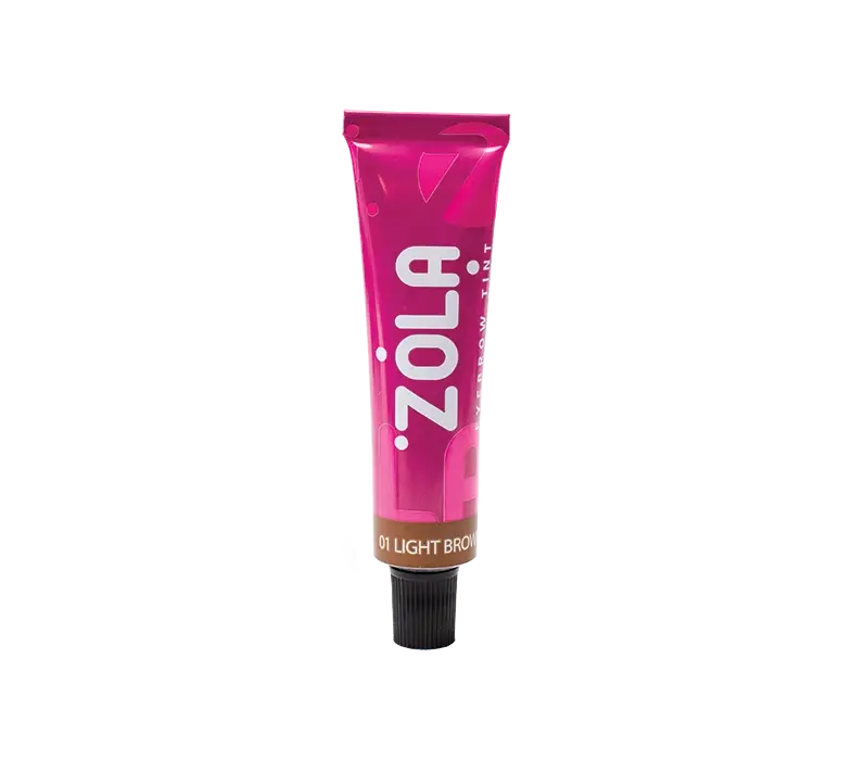 ZOLA Eyebrow Tint with Collagen, LIGHT BROWN, 15 ml