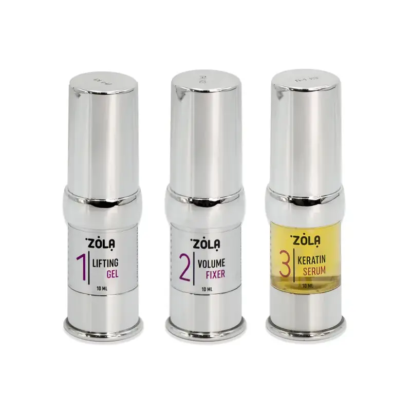 ZOLA Eyelash and Eyebrow Laminating Kit, 3x10ml