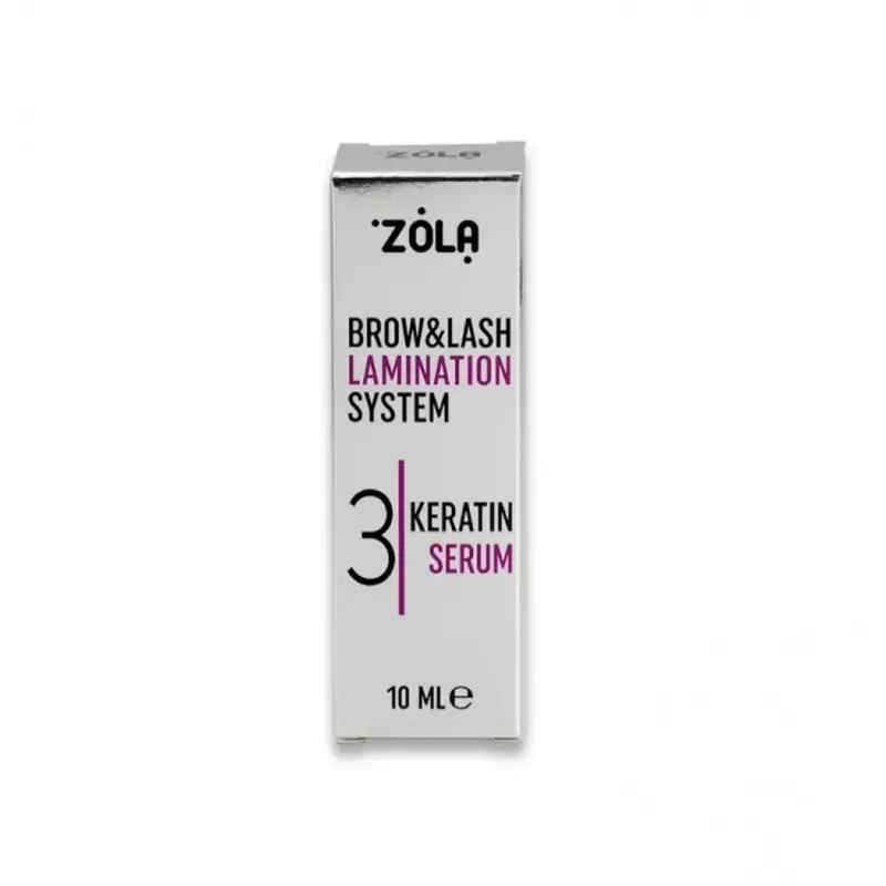ZOLA Keratin Serum for After Eyelash and Eyebrow Lamination, 10 ml